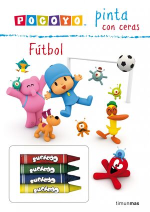 POCOYO PINTA CON CERAS. FUTBOL