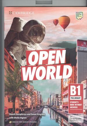 OPEN WORLD PRELIMINARY ENGLISH FOR SPANISH SPEAKERS STUDENT'S BOOK WITHOUT ANSWE