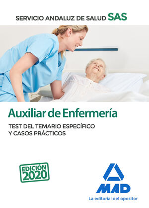 AUXILIAR DE ENFERMERIA DEL SERVICIO ANDALUZ DE SALUD. TEST DEL TEMARIO ESPECIFIC