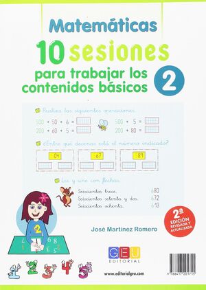 10 SESIONES PARA TRABAJAR LOS CONTENIDOS BASICOS. CUADERNO 2