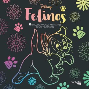 ARTETERAPIA. FELINOS DISNEY. 6 DIBUJOS MAGICOS