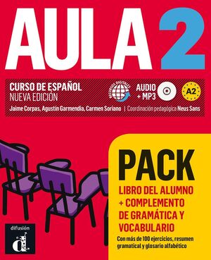 AULA 2 PACK LIBRO DEL ALUMNO+COMPLEMENTO DE GRAMATICA Y VOCABULARIO