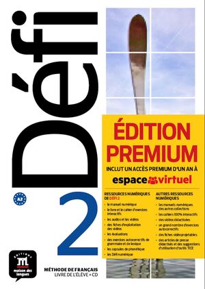 DEFI 2 LIVRE DE LELEVE CD PREMIUM A2