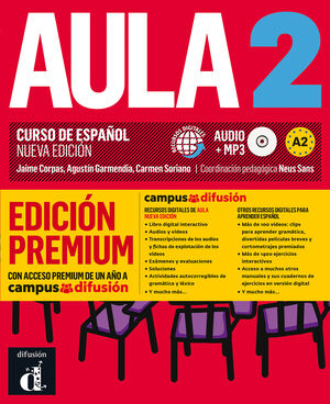 AULA NUEVA EDICION 2 PREMIUM LIBRO DEL ALUMNO + CD