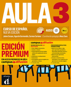 AULA NUEVA EDICION 3 PREMIUM LIBRO DEL ALUMNO + CD