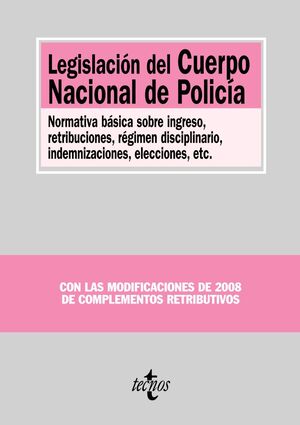 LEGISLACION DEL CUERPO NACIONAL DE POLICIA