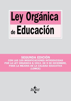 LEY ORGANICA DE EDUCACION