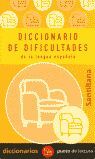 DICCIONARIO DE DIFICULTADES     PDL     SANTILLANA