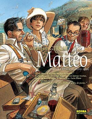 MATTEO, TERCERA EPOCA. AGOSTO DE 1936