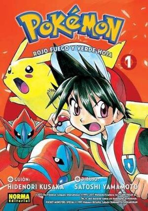 POKEMON 13 ROJO FUEGO Y VERDE HOJA 1 NE