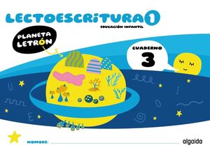 PLANETA LETRON NIVEL 1 CUADERNO 3 3 AÑOS 25 LECTOESCRITURA