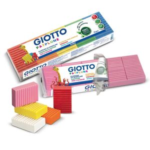 PLASTILINA GIOTTO PATPLUME 350G COLORES SURTIDOS