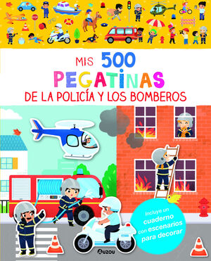500 PEGATINAS POLICIAS, BOMBEROS